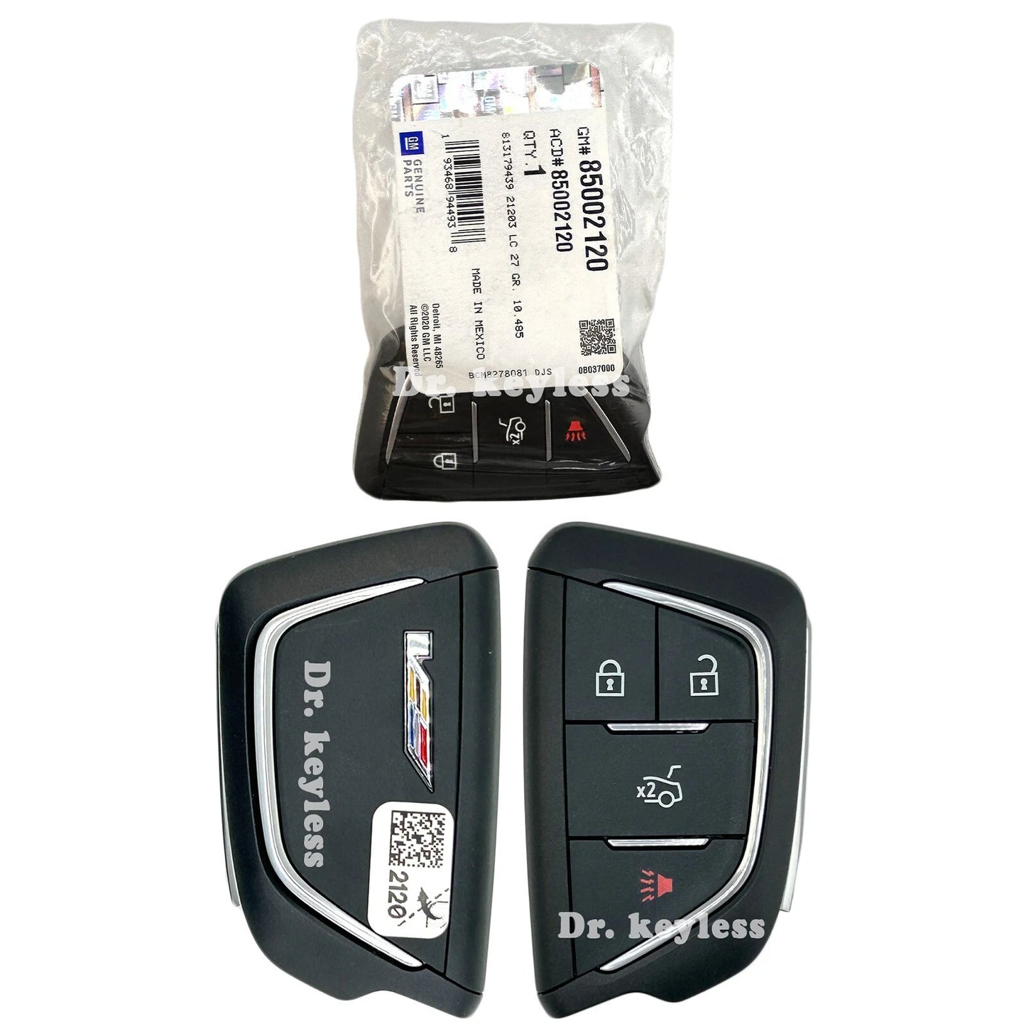 New OEM 2020–2024 Cadillac CT4 CT5 4B Smart Key Fob Remote Proximity YG0G20TB1