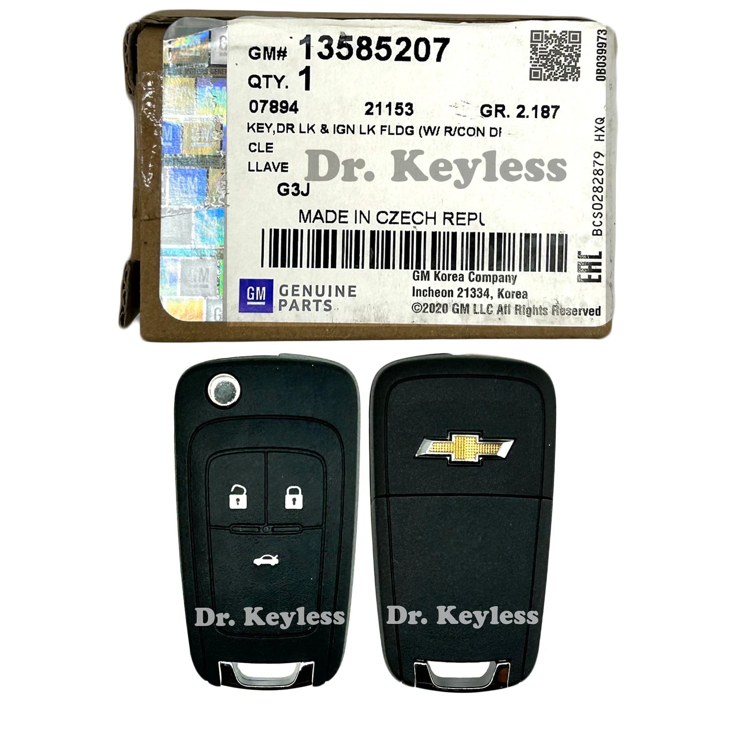 NON US EXPORT ONLY! OEM 2010-2017 Chevrolet Cruze Smart Key Fob Remote 4B OHT01060512
