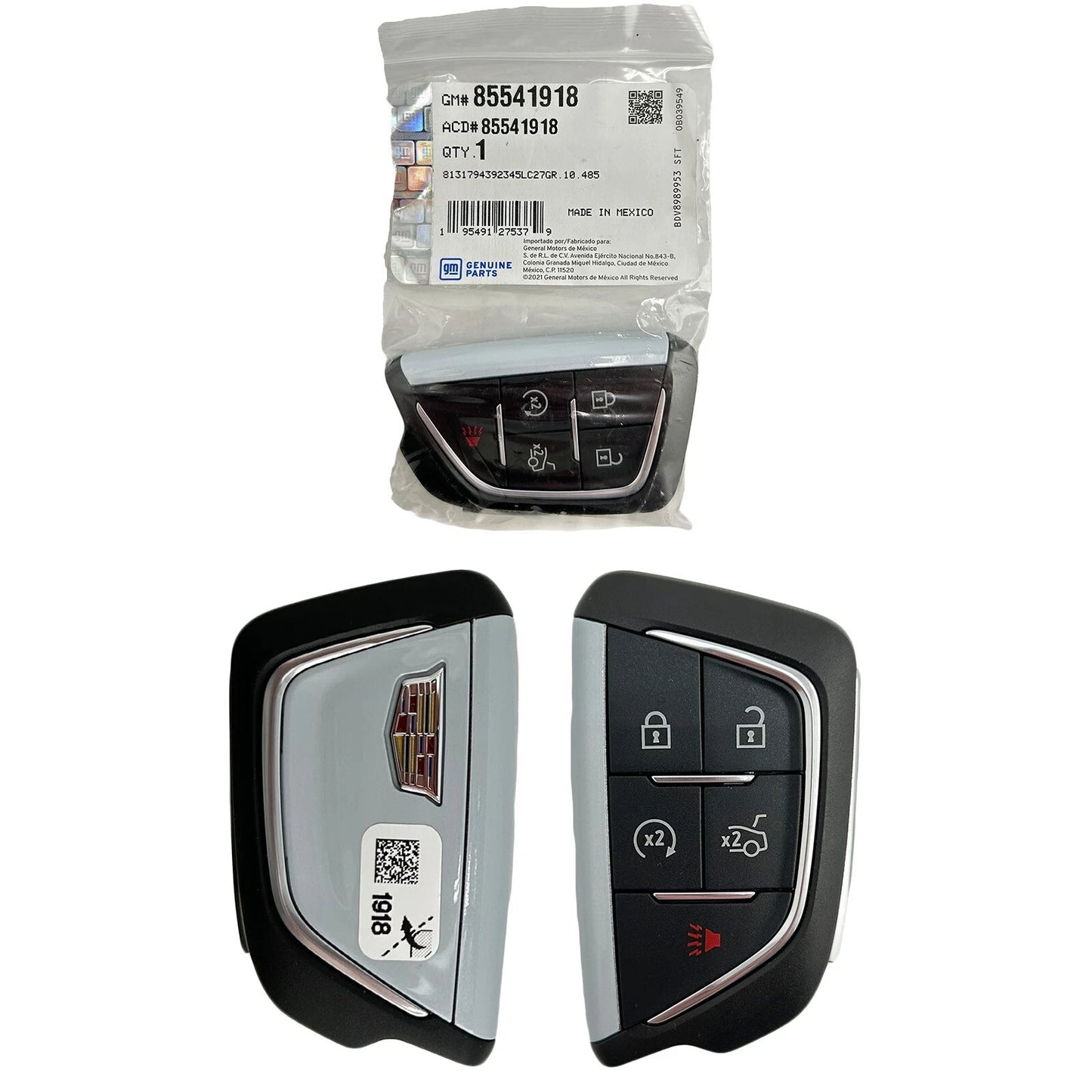 New OEM 2021–2023 Cadillac CT4 CT5 V 5-Button Smart Key Fob Remote YG0G20TB1