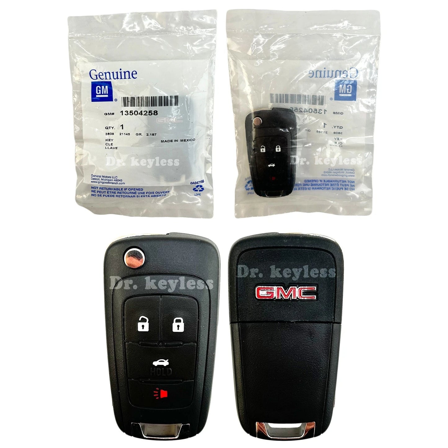 New OEM 10-22 GMC Terrain Smart Key Fob Remote 4B OHT01060512