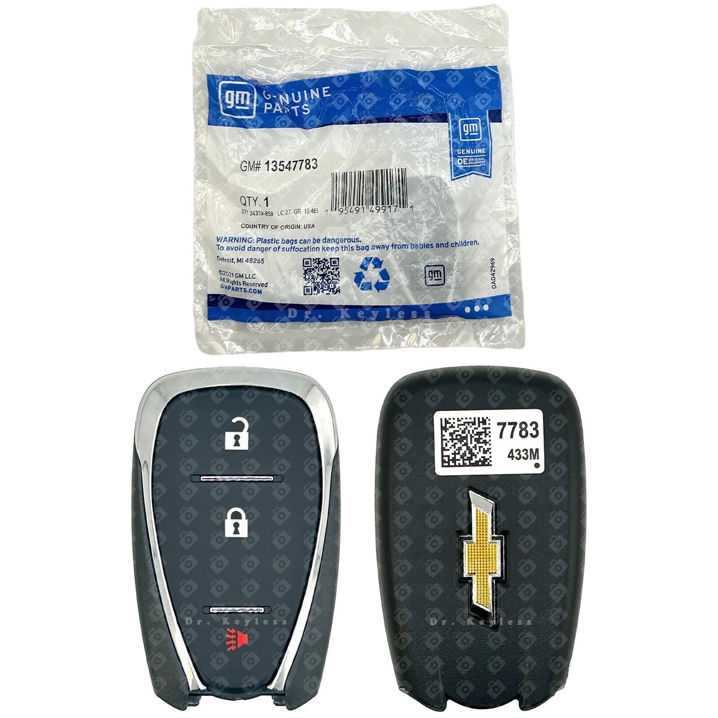 NON-US EXPORT ONLY! OEM 2020-2024 Chevrolet Camaro Malibu Smart Key Fob Remote 3B HYQ4EA