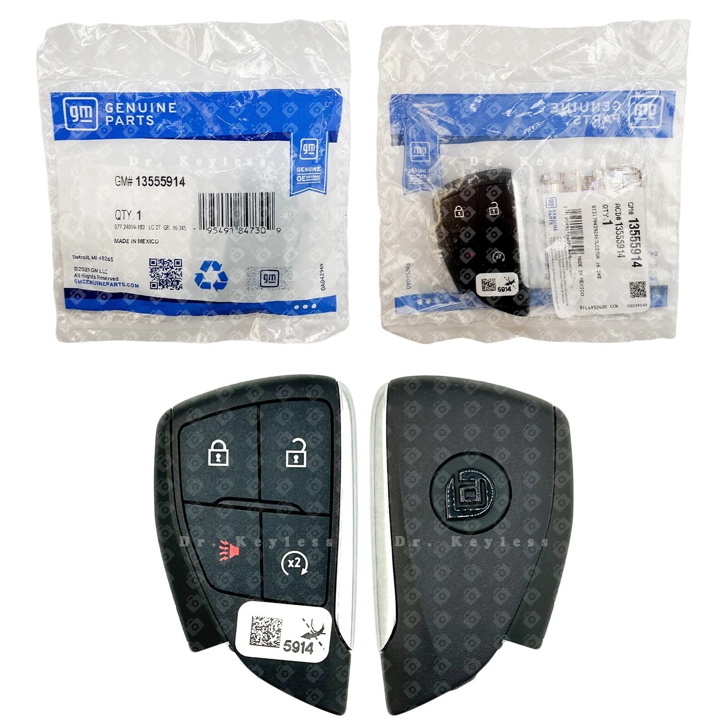 New OEM BrightDrop Zevo Van Smart Key Fob Remote 4B YGOG21TB2