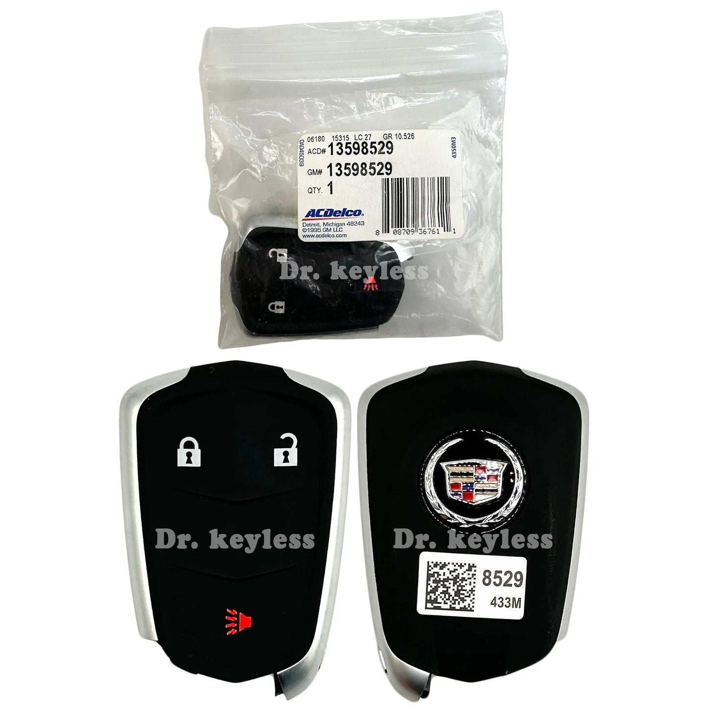 NON-US EXPORT ONLY! OEM 15-16 Cadillac SRX Smart Key Fob Remote 3B HYQ2EB