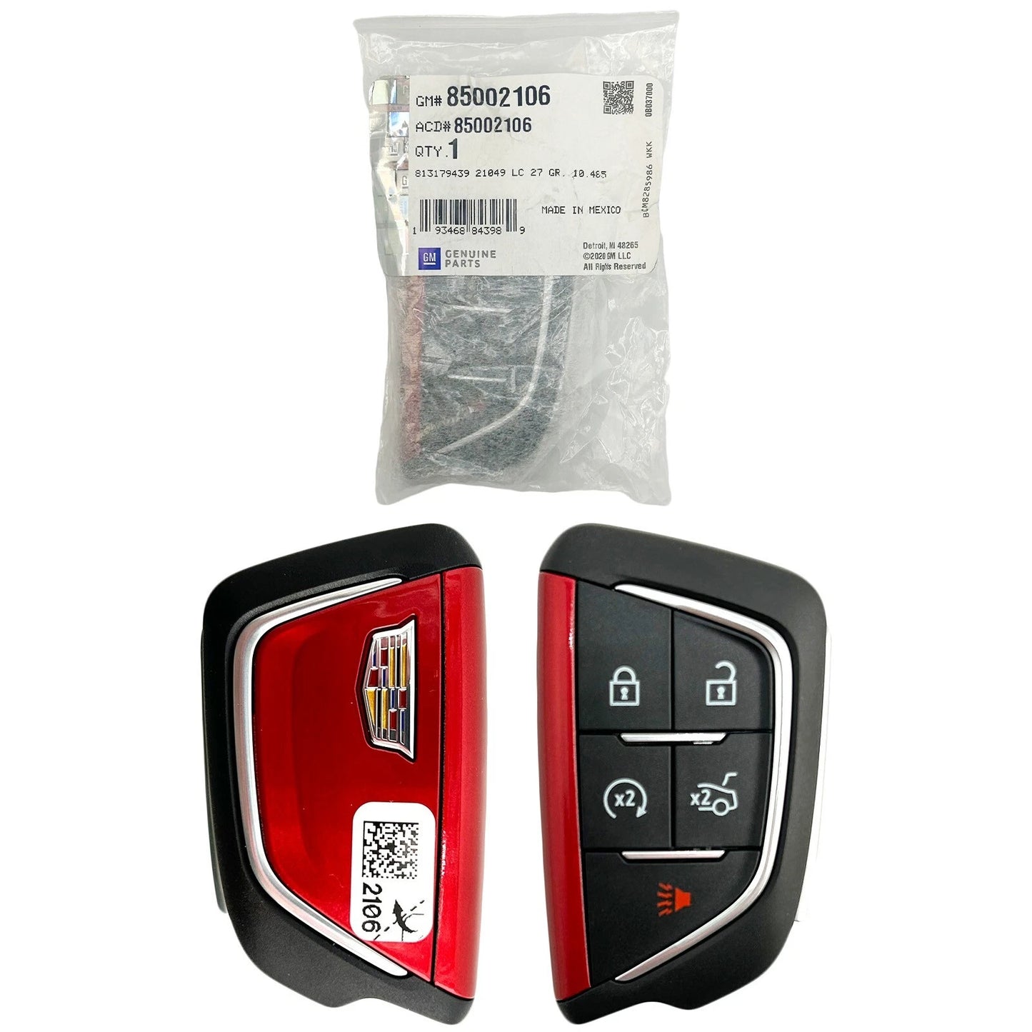 New OEM 2021–2024 Cadillac CT5 5-Button Smart Keyless Remote YG0G20TB1