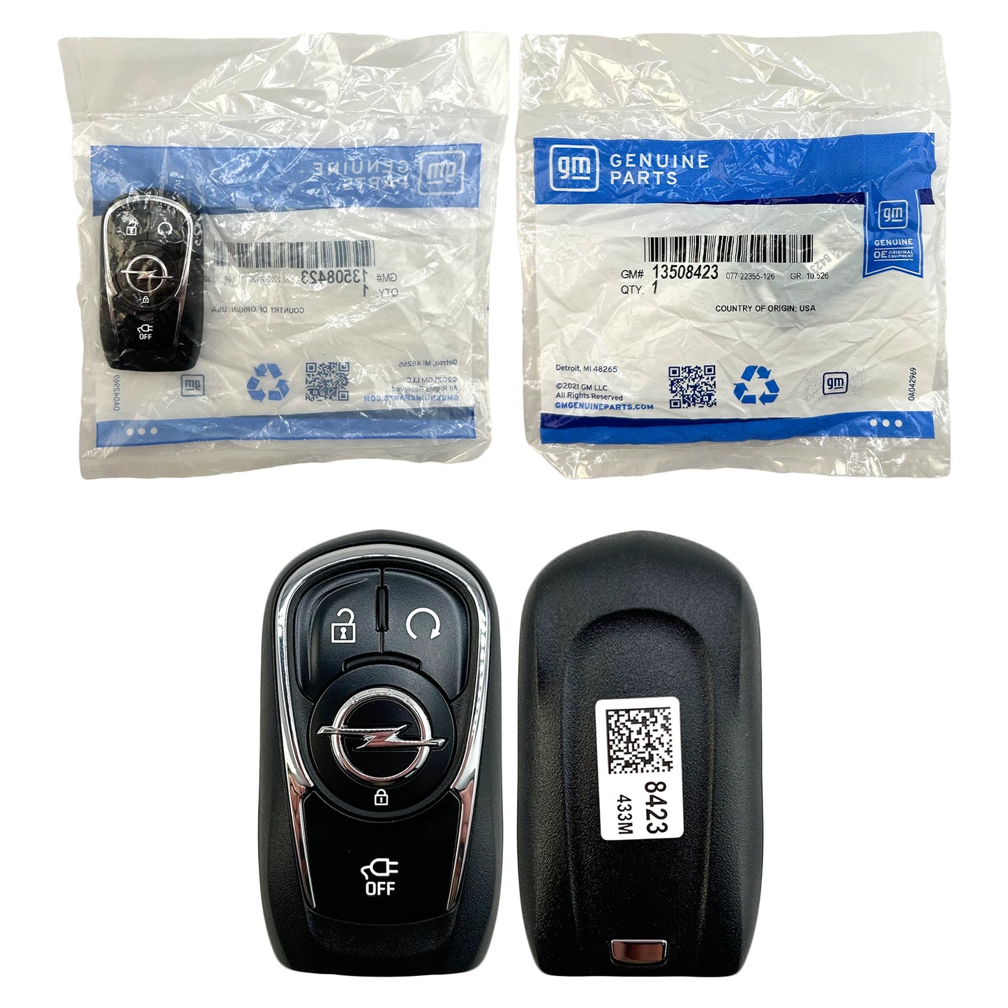 New OEM Opel Ampera-E Smart Key Fob Remote 4B HYQ4EA