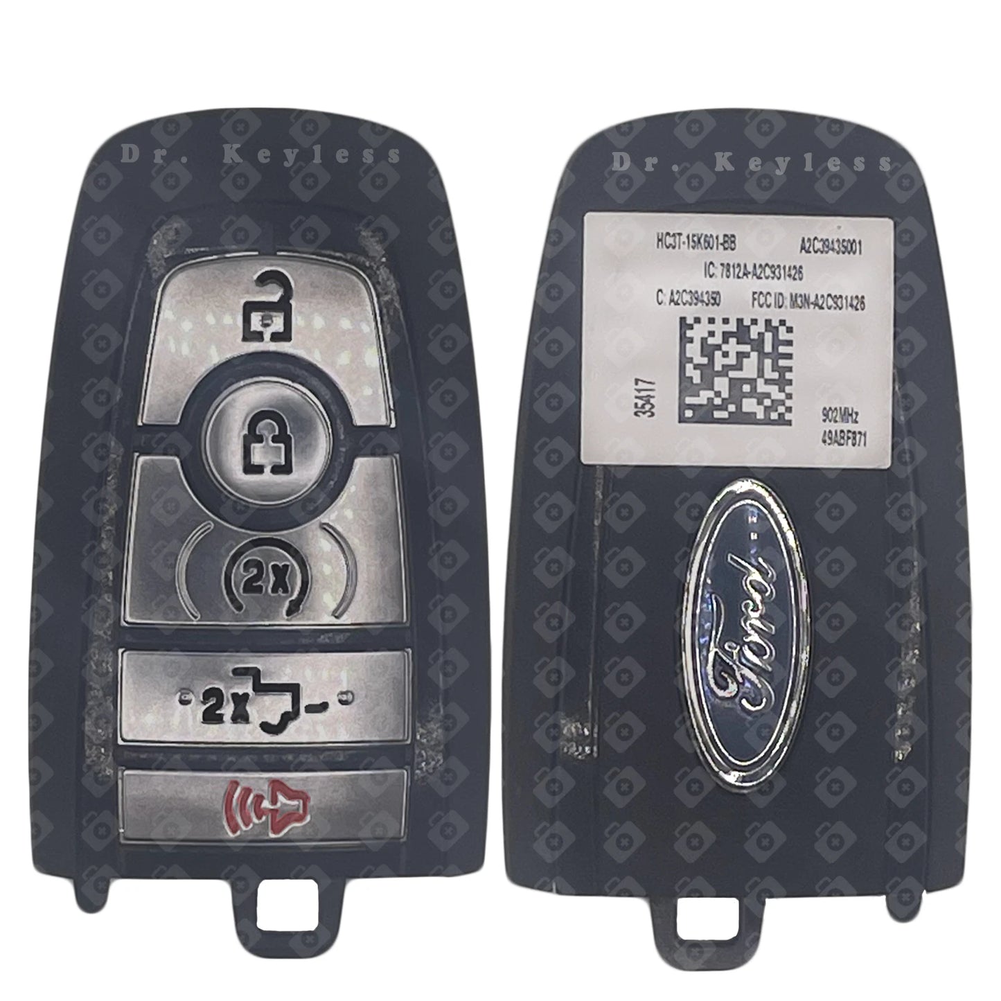 OEM 2017–2024 Ford F-Series 5B Smart Key Fob Remote M3N-A2C931426