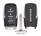 New OEM Mopar 2025-26 Ram 1500 Smart Key Fob OHT-4882056, 68523812AA + Emergency key