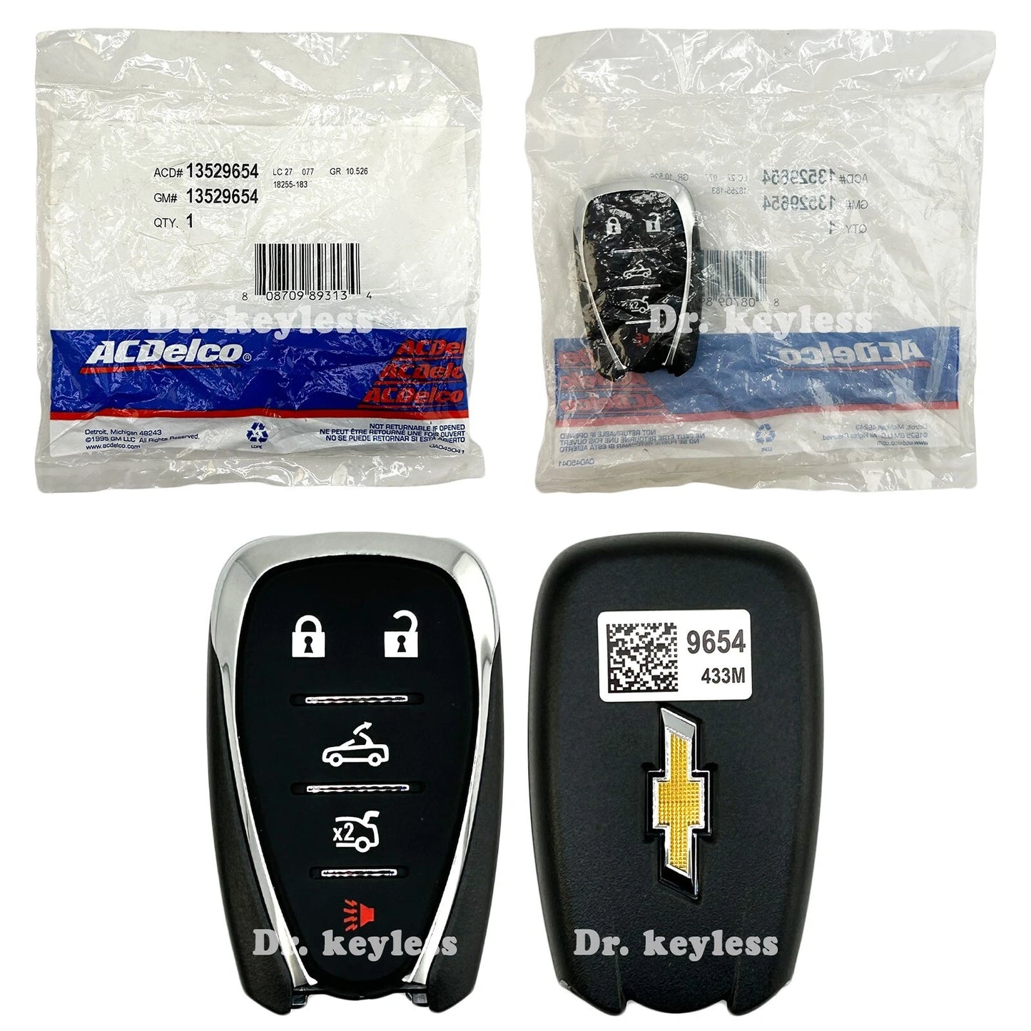 New OEM 2016–2021 Chevrolet Camaro 5B Smart Key Fob Remote Proximity HYQ4EA