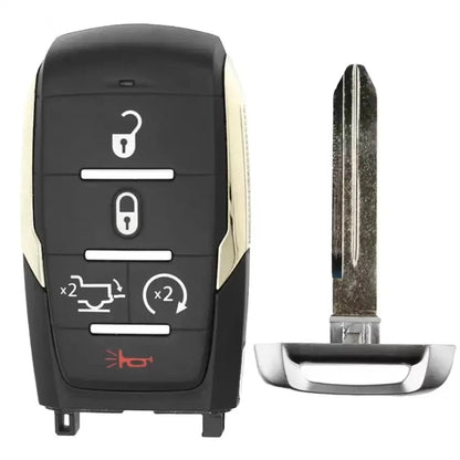OEM Mopar 2019-2024 Ram 1500 Smart Key Fob 5B 68584155AA + Emergency Key