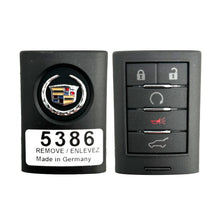 New NON US EXPORT ONLY! OEM 2010–2015 Cadillac SRX 5B Smart Key Fob Remote NBG009768T 22865386