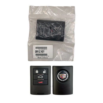 New OEM 2008–2013 Cadillac CTS DTS STS 4B Smart Key Fob Remote M3N5WY7777A 20912286