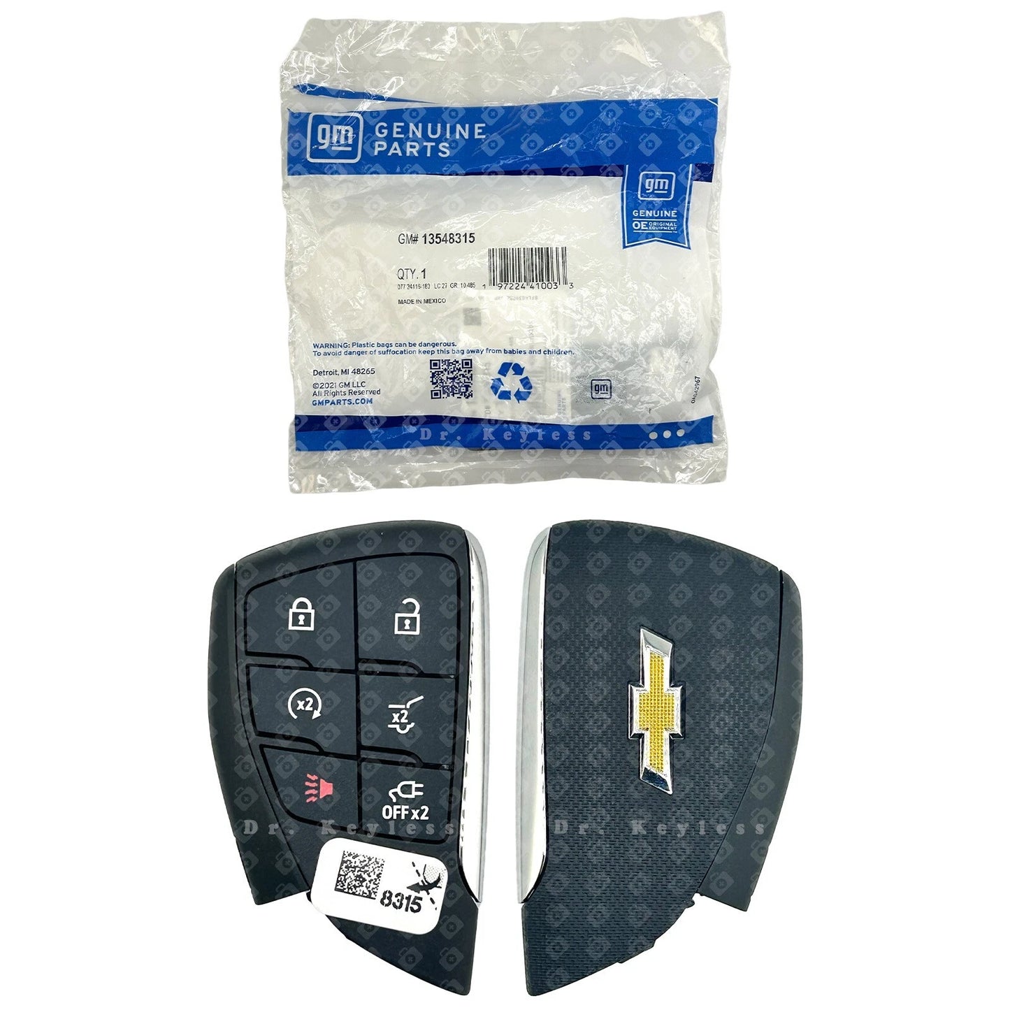 New OEM 2024-2025 Chevrolet Blazer Smart Key Fob Remote 6B YGOG21TB2