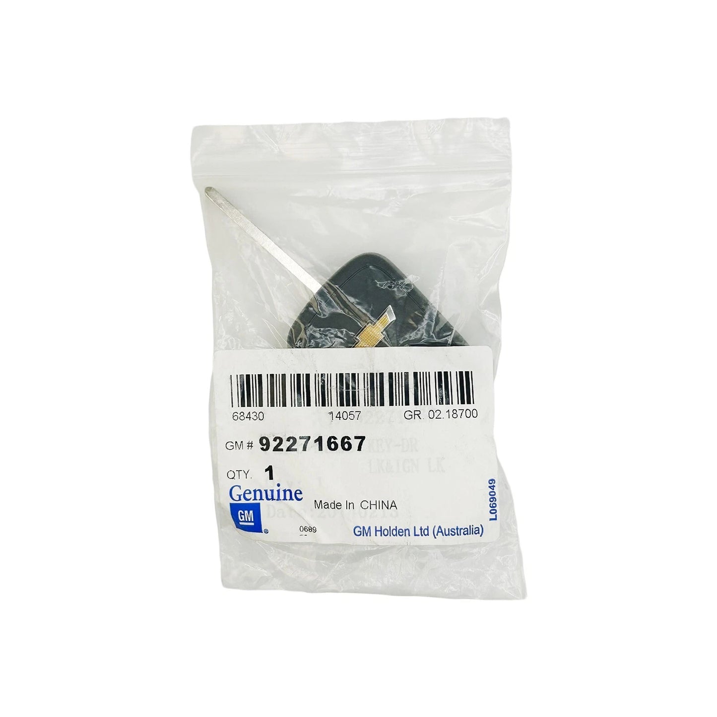 New OEM GM 2014-2017 Chevrolet Caprice bladed Key 92271667