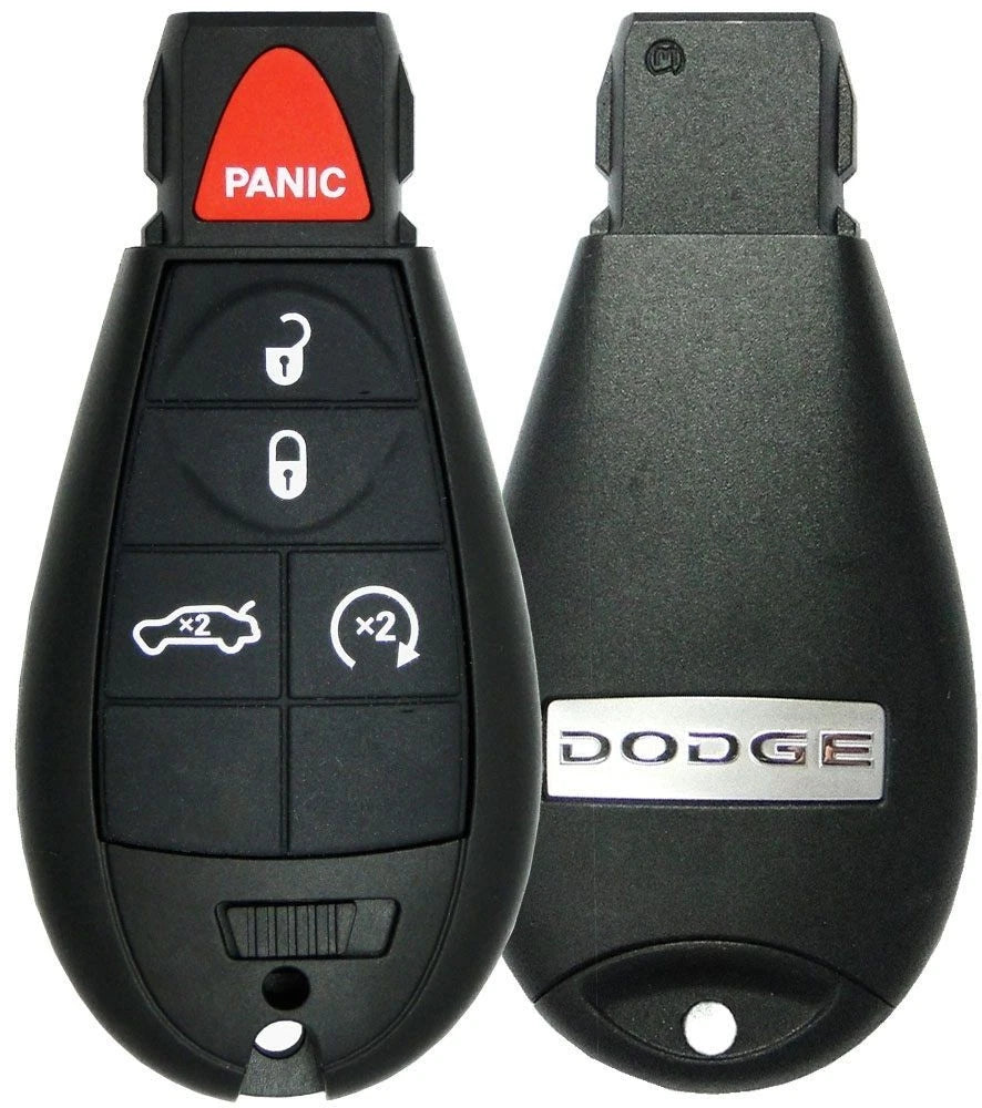 New OEM Dodge Challenger 2010-2014 Smart Key 5B IYZC01C 56046694AH + Emergency Key