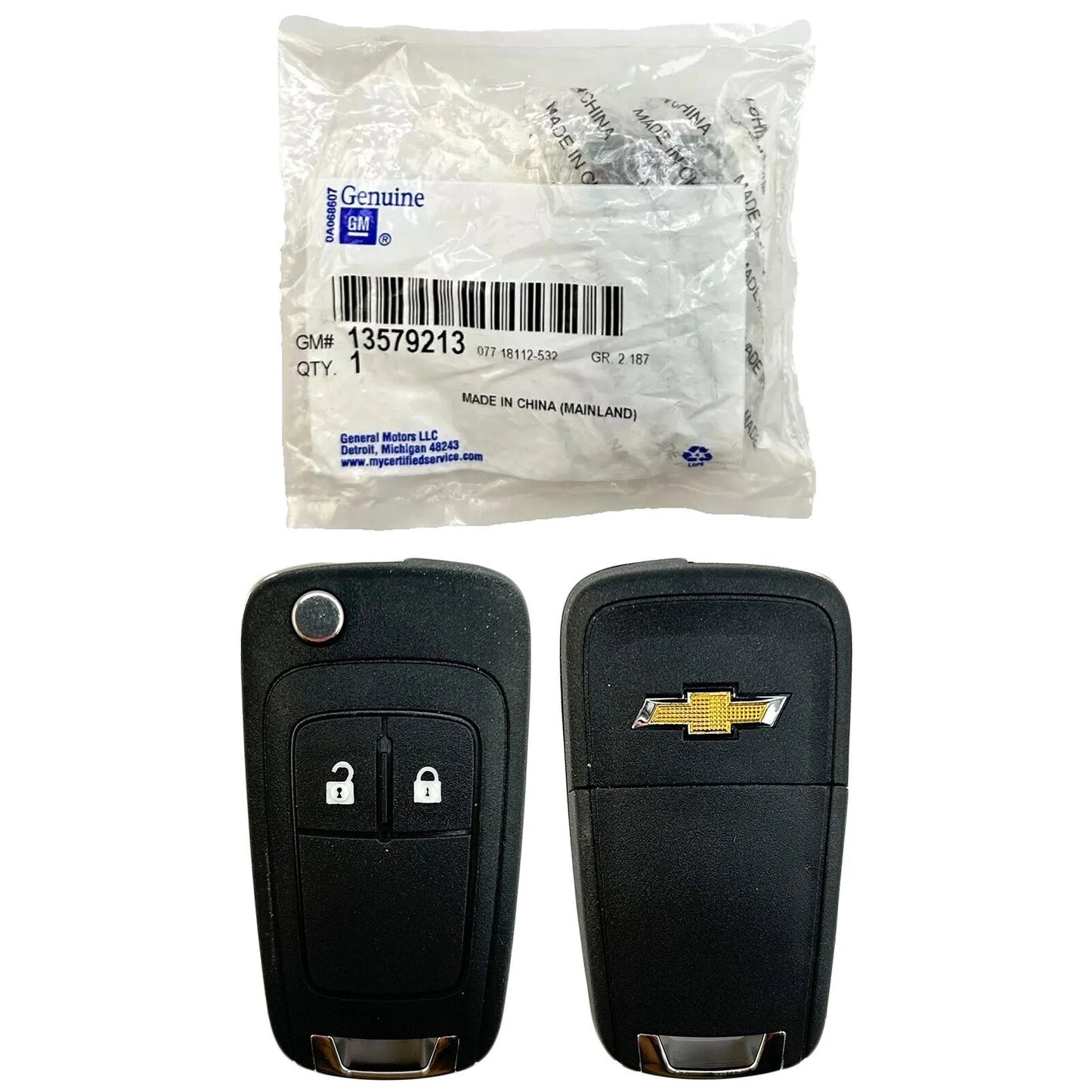 New OEM 2011-2015 Chevrolet Aveo T300 Smart Key Fob 2B 5461A-01060512