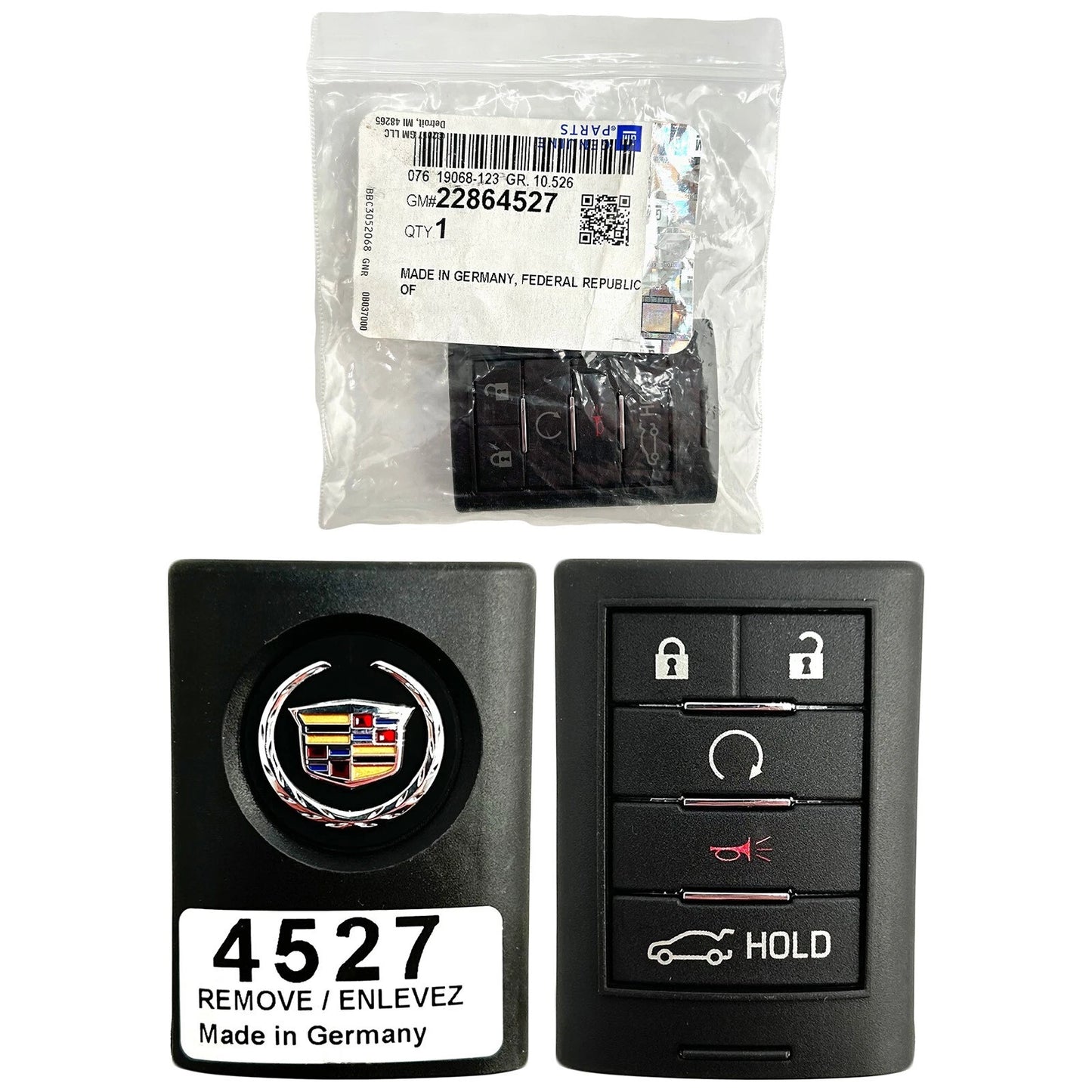 New OEM 2013–2014 Cadillac ATS XTS 5B Smart Key Fob Remote Proximity NBG009768T