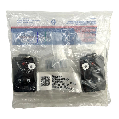 x2 New OEM 2015–2018 Chevy Cadillac GMC 4B Keyless Entry Remote M3N32337100