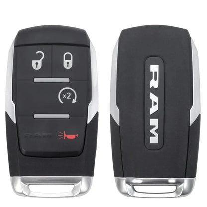 New OEM 2019-2023 RAM 2500-3500 GQ4-76T Smart Key 68575428AA With Key Insert