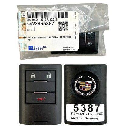 NON-US EXPORT ONLY! New OEM 11-14 Cadillac SRX Smart Key Fob Remote 3B NBG009768T