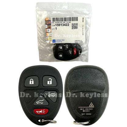 NON USA EXPORT ONLY! OEM 2007 GM Chevrolet, GMC Buick 5B Keyless Remote Fob OUC60270 OUC60221