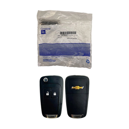 New OEM Chevrolet 2-Button Flip Key Remote Head Fob OHT01060512