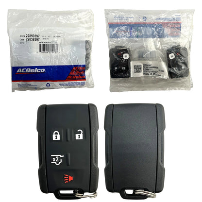 x2 New OEM 2015–2018 Chevy Cadillac GMC 4B Keyless Entry Remote M3N32337100