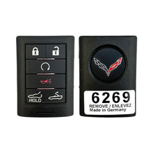 NON-U.S. EXPORT ONLY! OEM 2014-2019 Chevrolet Corvette Smart Key Fob Remote 6B G09C03JAP6C