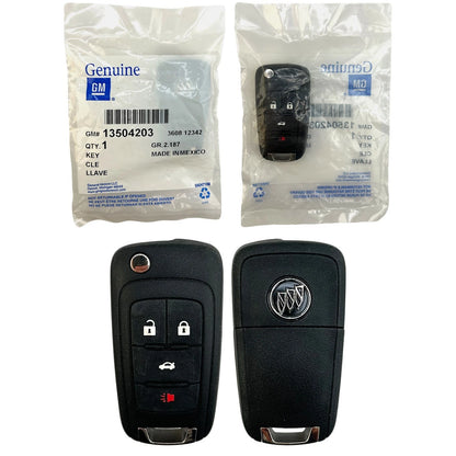 New OEM 2010–2017 Buick Verano Regal LaCrosse Flip Key Fob Remote P4O9MK74946931