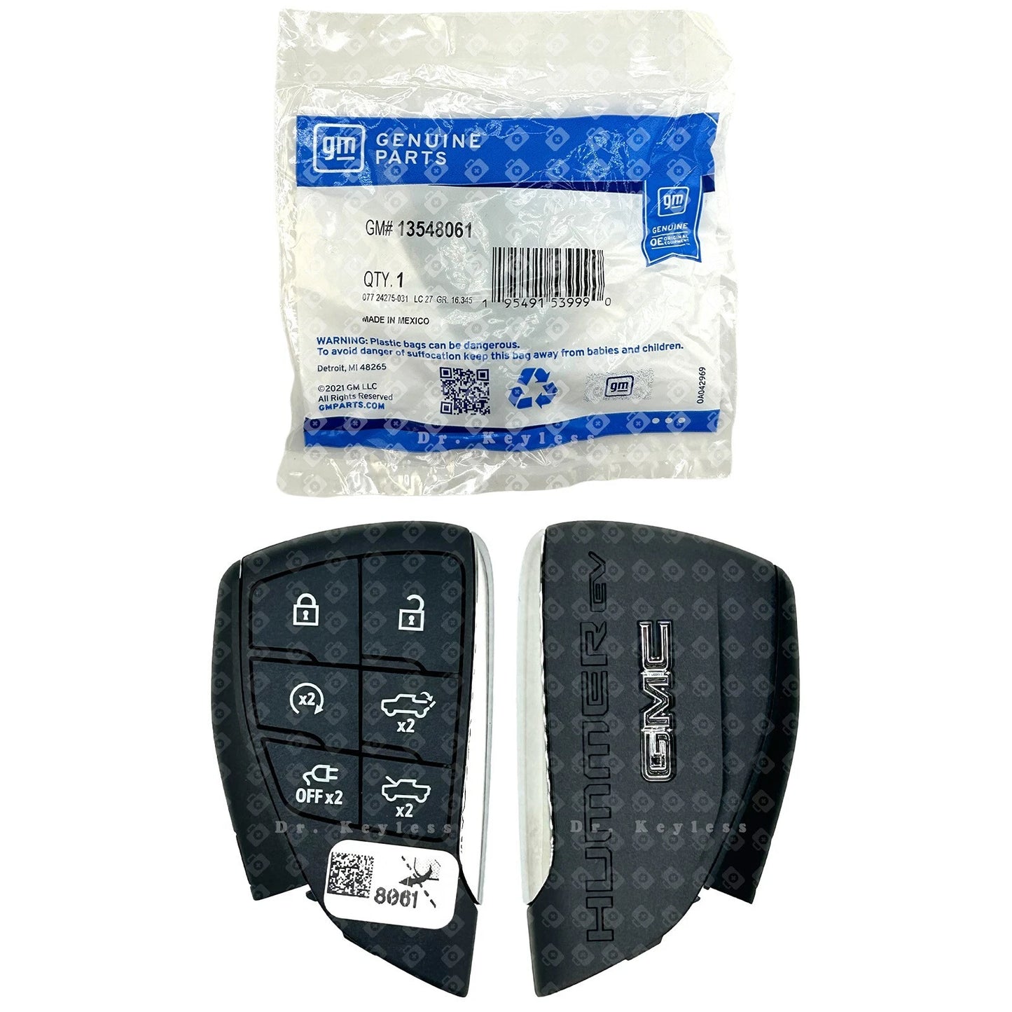 New OEM 2023–2024 GMC Hummer EV 6B Smart Key Fob Remote Proximity YG0G21TB2
