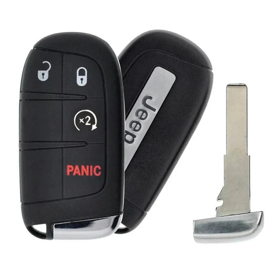 New OEM Mopar 2015-2022 Jeep Renegade Smart Key W/Key Insert 4B 7QG14DX9AA