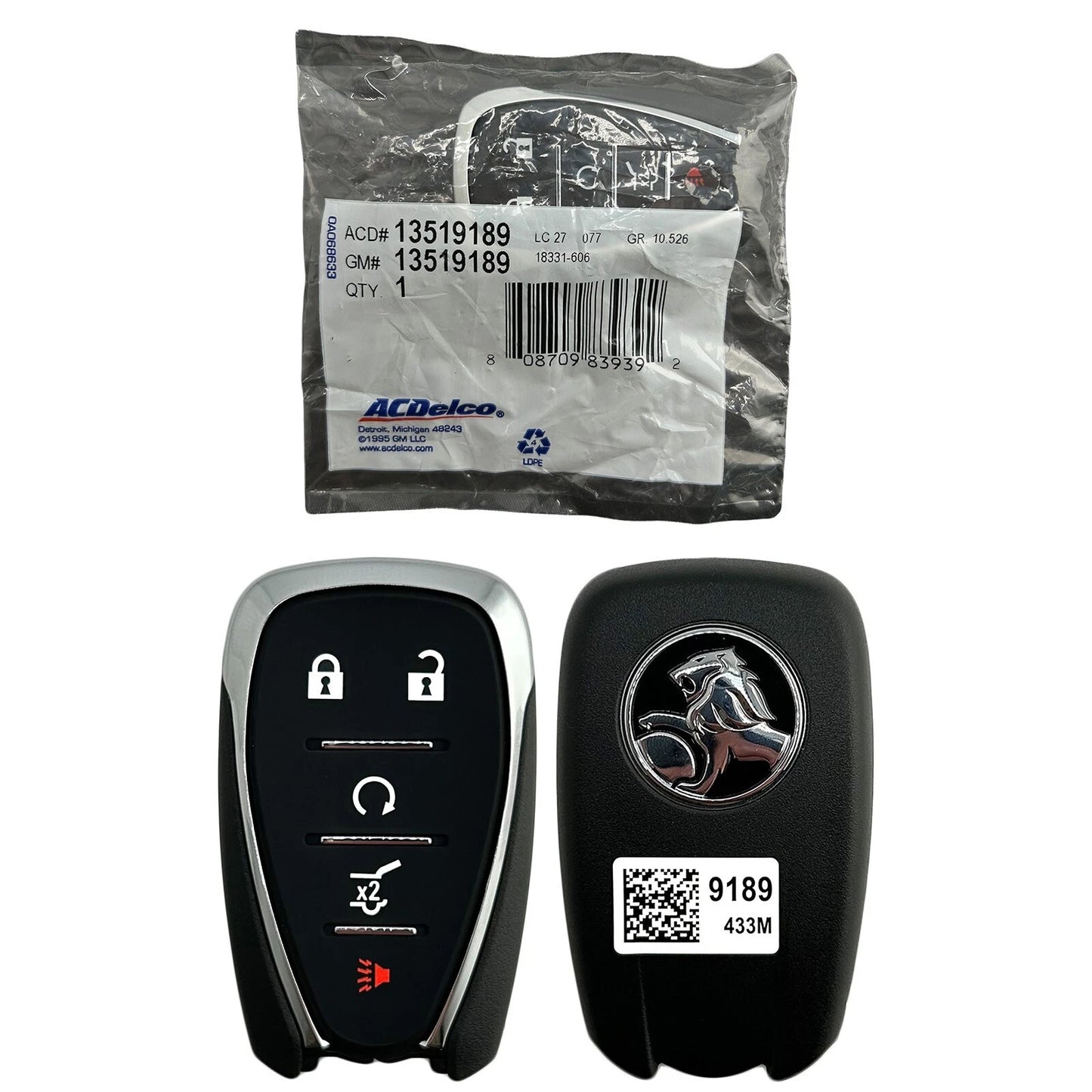 NON-USA EXPORT ONLY! OEM 2017–2021 Holden Acadia Equinox 5B Smart Key Fob Remote HYQ4EA