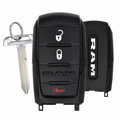 New OEM RAM 1500 2019-2023 Smart Key 3B OHT4882056 68584159AA With Key Insert