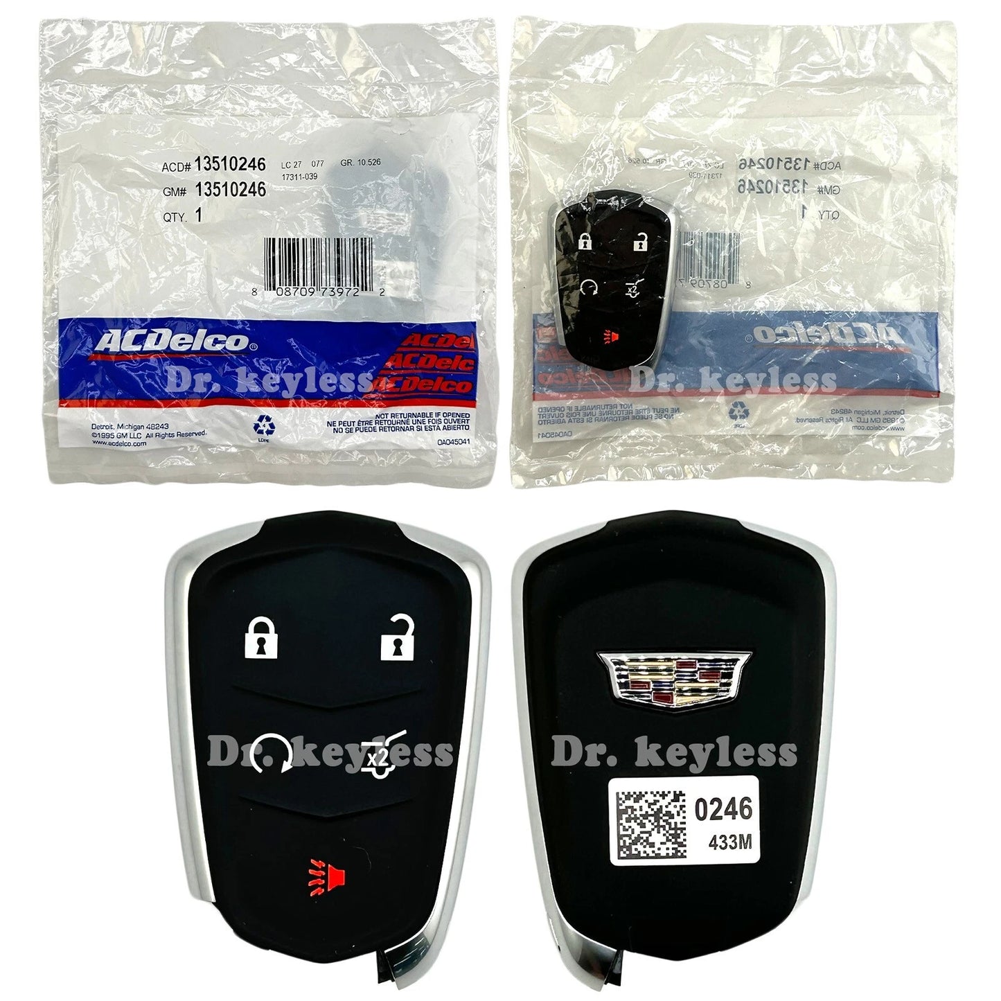 NON US EXPORT ONLY! OEM 2017-2020 Cadillac Escalade Smart Key Fob Remote HYQ2EB