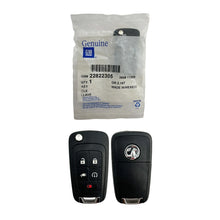 New NON-US EXPORT ONLY! OEM GM Vauxhall 2011–2015 Flip Key Fob Remote 5BHYQ01060512, P/N 22822305