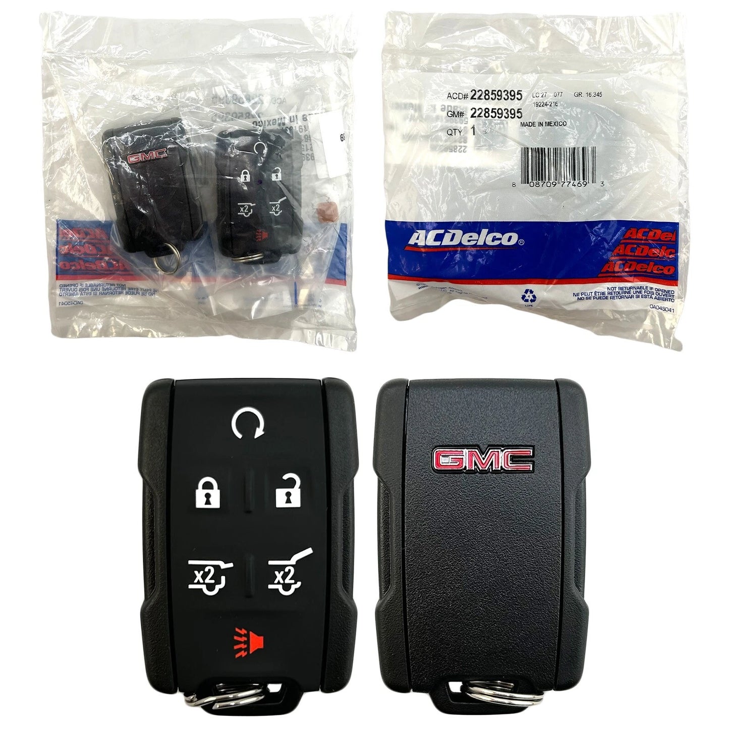 New Set of 2 OEM 2014-2019 GMC Yukon Smart Key Fob 6B M3N-32337100