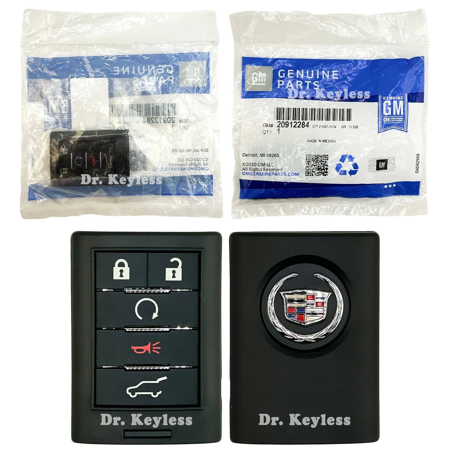 New OEM 2011-2014 Cadillac CTS Smart Key Fob Remote 5B M3N5WY7777A