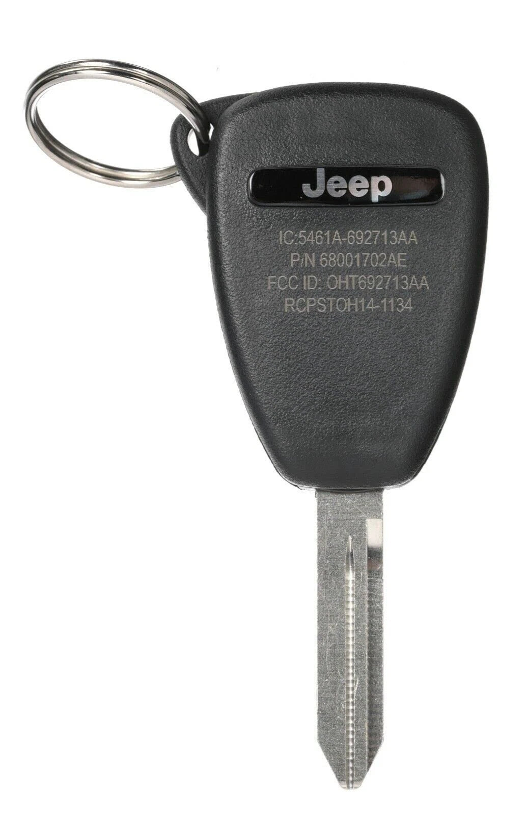 New OEM 2007-2018 Jeep Wrangler JK Compass Patriot Transponder Key 68001702AE