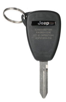 New OEM 2007-2018 Jeep Wrangler JK Compass Patriot Transponder Key 68001702AE