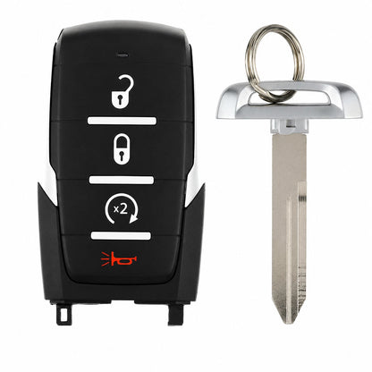 New OEM RAM 1500 2019-2024 Smart Key 4B OHT4882056 68584163AA With key Insert