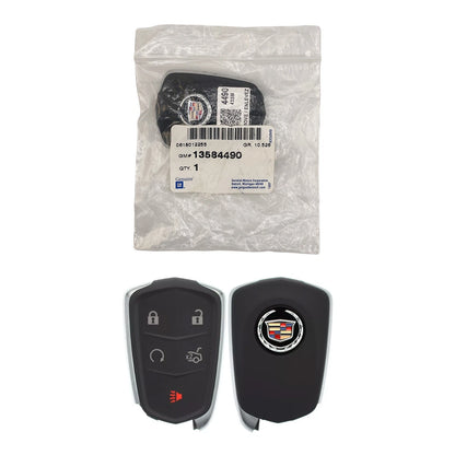 New OEM 2014–2020 Cadillac CTS 5B Smart Key Fob Remote Proximity HYQ2AB 13584490